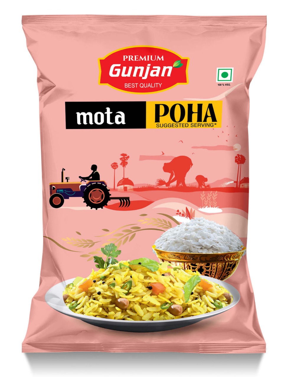 GUNJAN MOTA POHA 800Gm