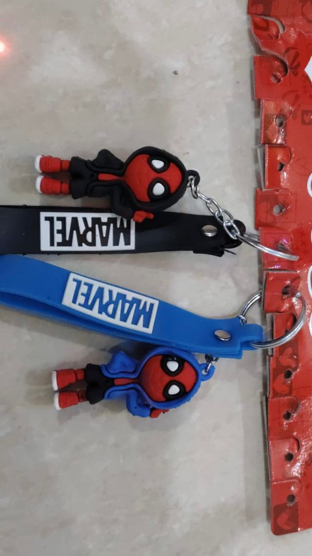 SPIDER MAN KEY RINGS (BLUE&BLACK)