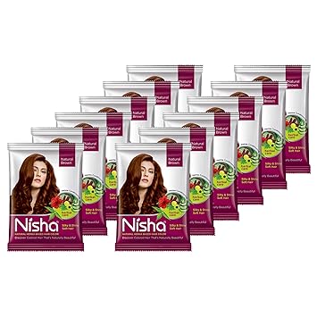 NISHA NATURAL BROWN(10PCS)PACK