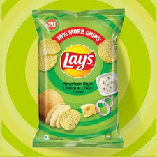 LAYS CREAM&ONION CHIPS