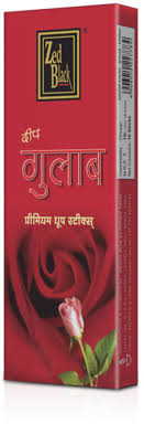 ZED-BLACK GULAB DHOOP STICKS(10N)