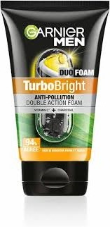 GARNIER MENS TURBO BRIGHT FACEWASH