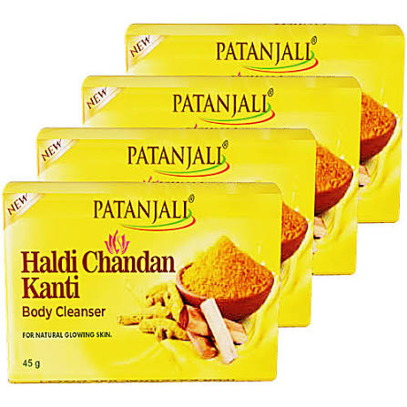 PATANJALI HALDI CHANDAN SOAP 5 PCX75G