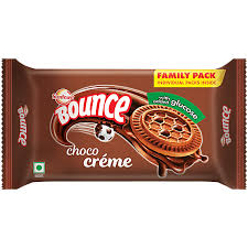 SUNFEAST BOUNCE CHOKO CREME BISCUITS MRP5X12PC