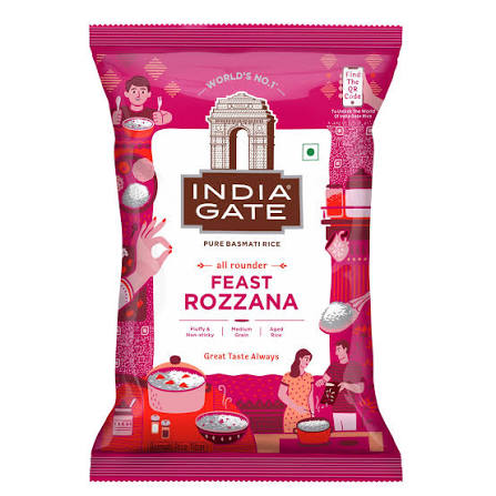 INDIA GATE ROZZANA BASMATI RICE 1KG